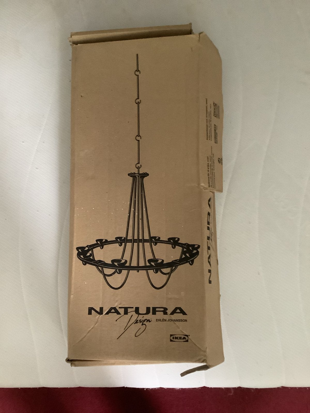 IKEA Natura kroonluchter - Nieuw in doos, Ophalen of Verzenden, Nieuw, Metaal, E14 (klein)