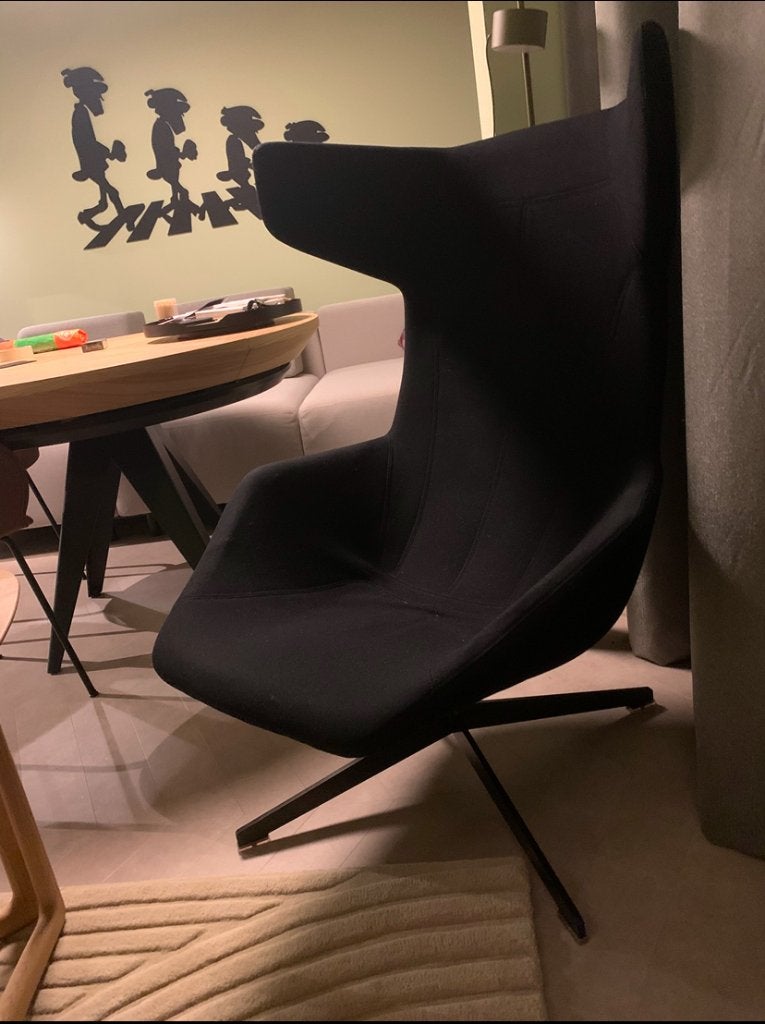 Moroso-fauteuil take a line for a walk, Ophalen, 75 tot 100 cm, Zo goed als nieuw, 75 tot 100 cm