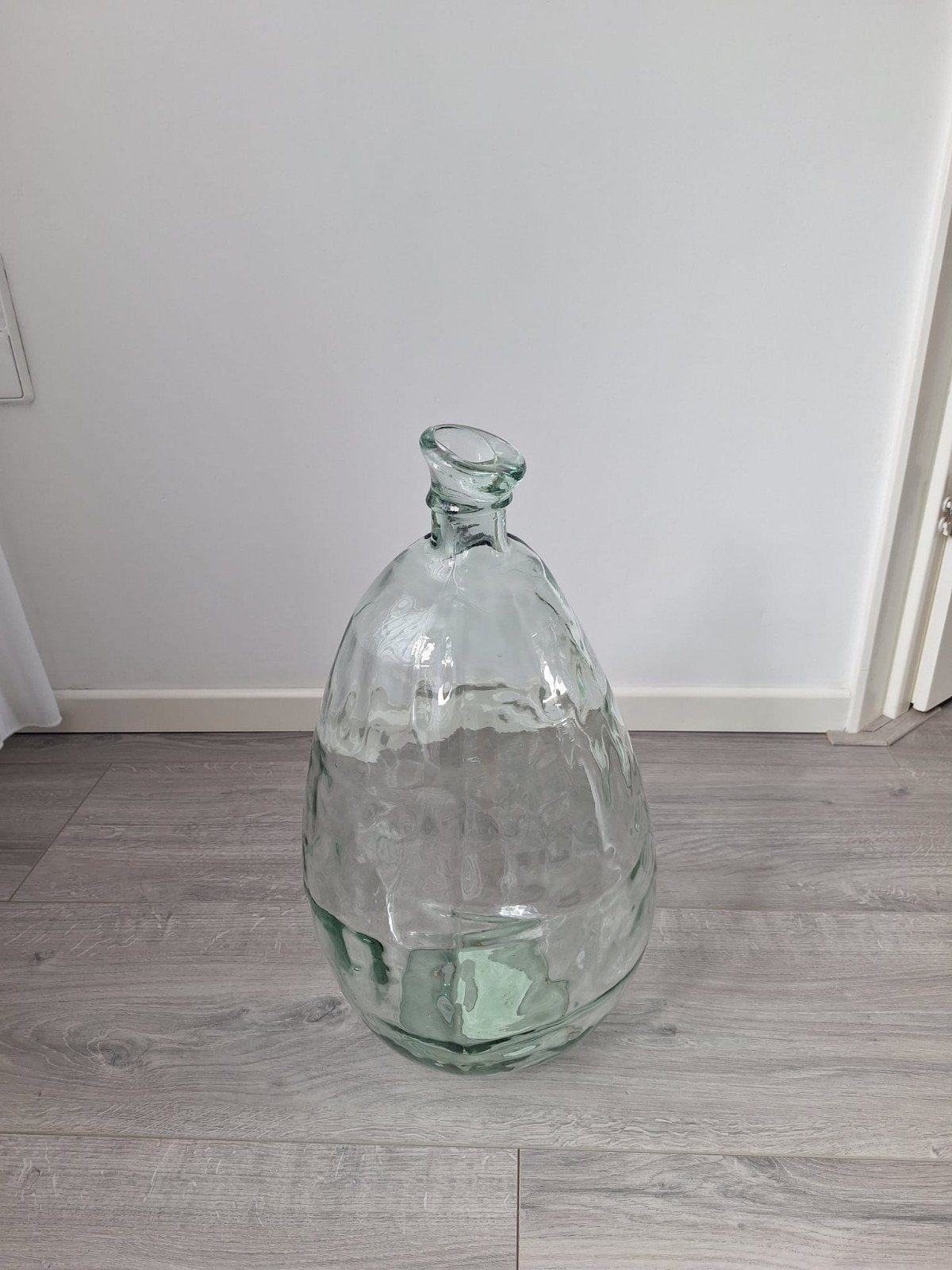 Grote glazen fles / vaas, Antiek en Kunst, Ophalen