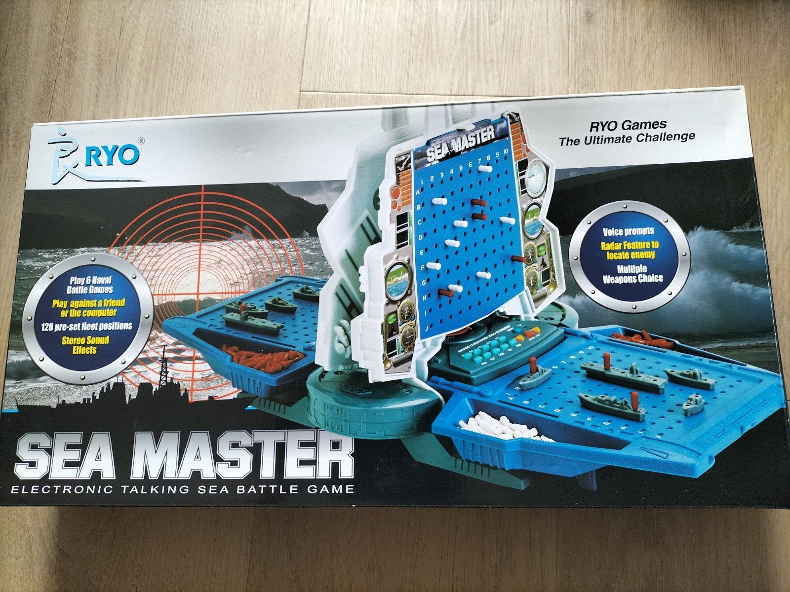 RYO Games Sea Master Elektronisch Zeeslag Spel, Hobby en Vrije tijd, Een of twee spelers, Ophalen, Zo goed als nieuw, RYO games