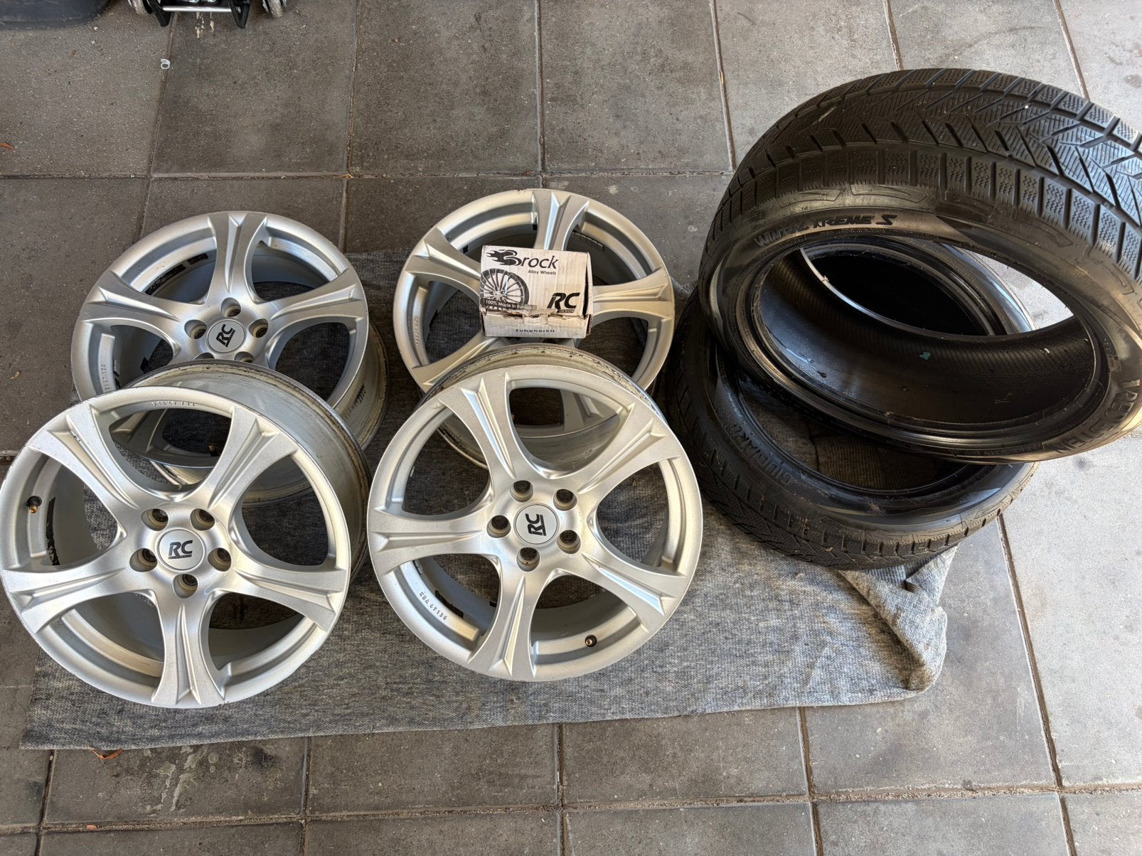 Te koop: 5x108 17inch Ford Focus velgen RC design, Ophalen, Velg(en), 17 inch, Winterbanden
