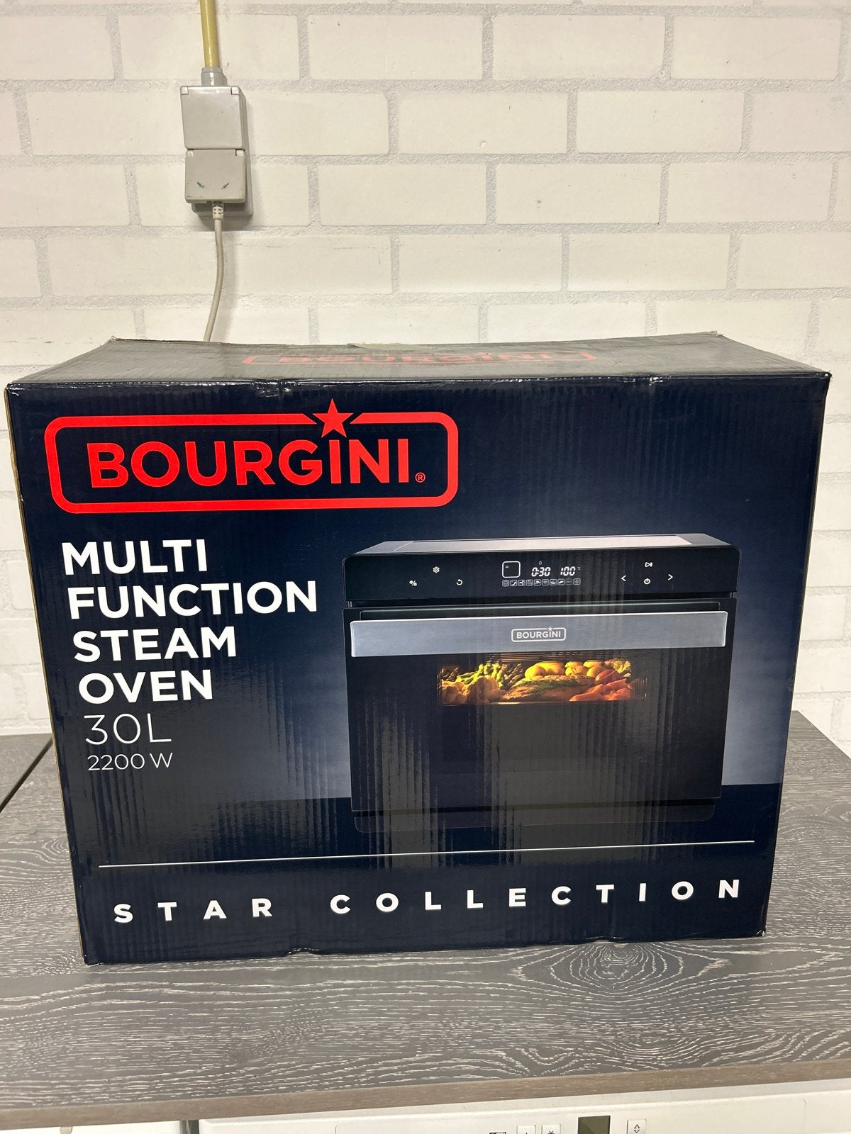 Bourgini Multi Function Steam Oven 30L 2200W, Ophalen, Overige merken, Vrijstaand, Stoomoven