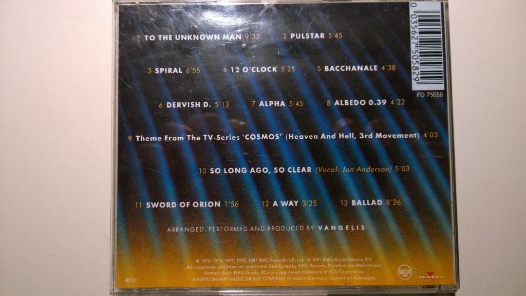 Vangelis - Greatest Hits, Ophalen of Verzenden, 1980 - 1989, Zo goed als nieuw