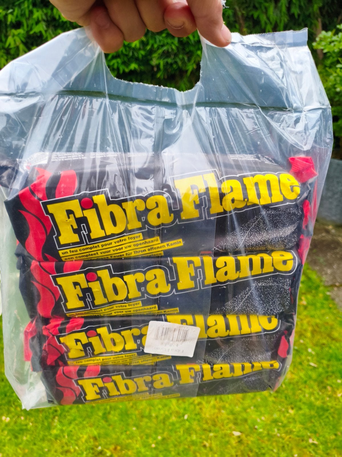 Fibra Flame haardblokken 78 blokken (19 x 4 stuks en 2 los), Huis en Inrichting, Ophalen, Nieuw, Houthaard