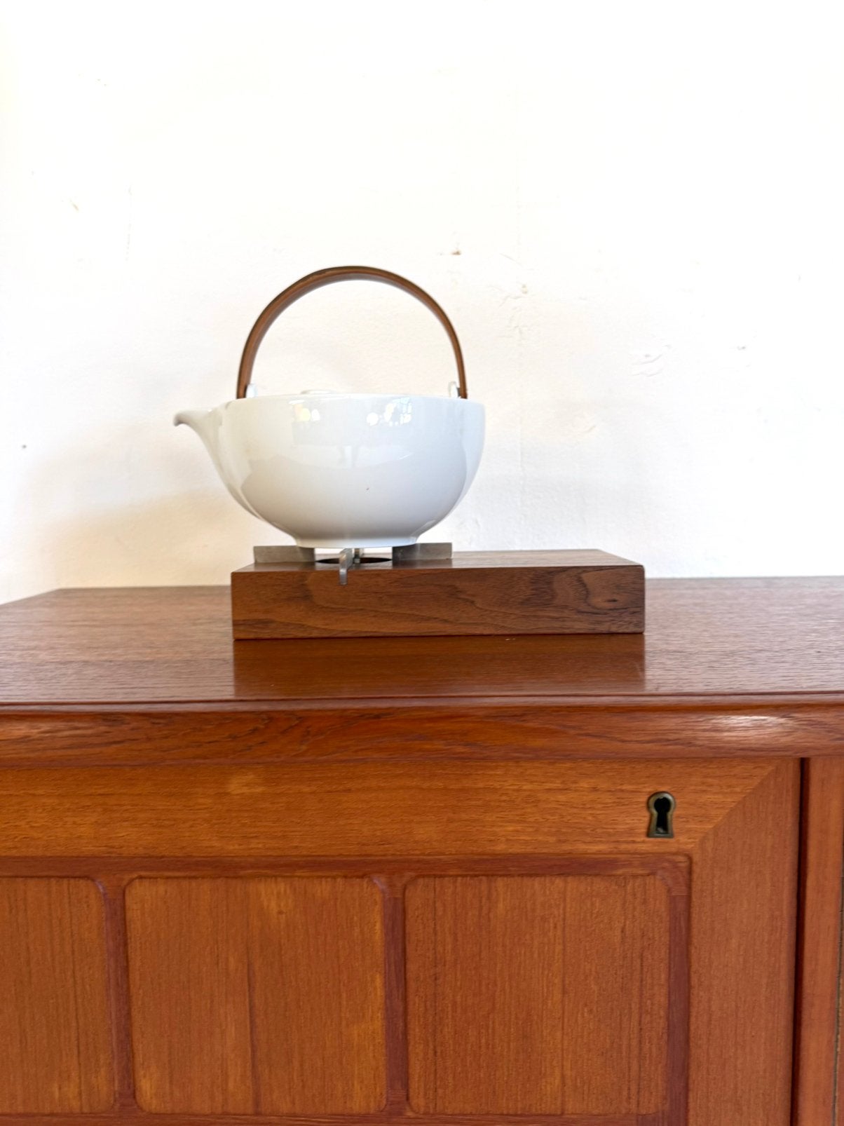 Porseleinen theepot + theelichthouder, Friesland ‘00, Antiek en Kunst, Ophalen of Verzenden
