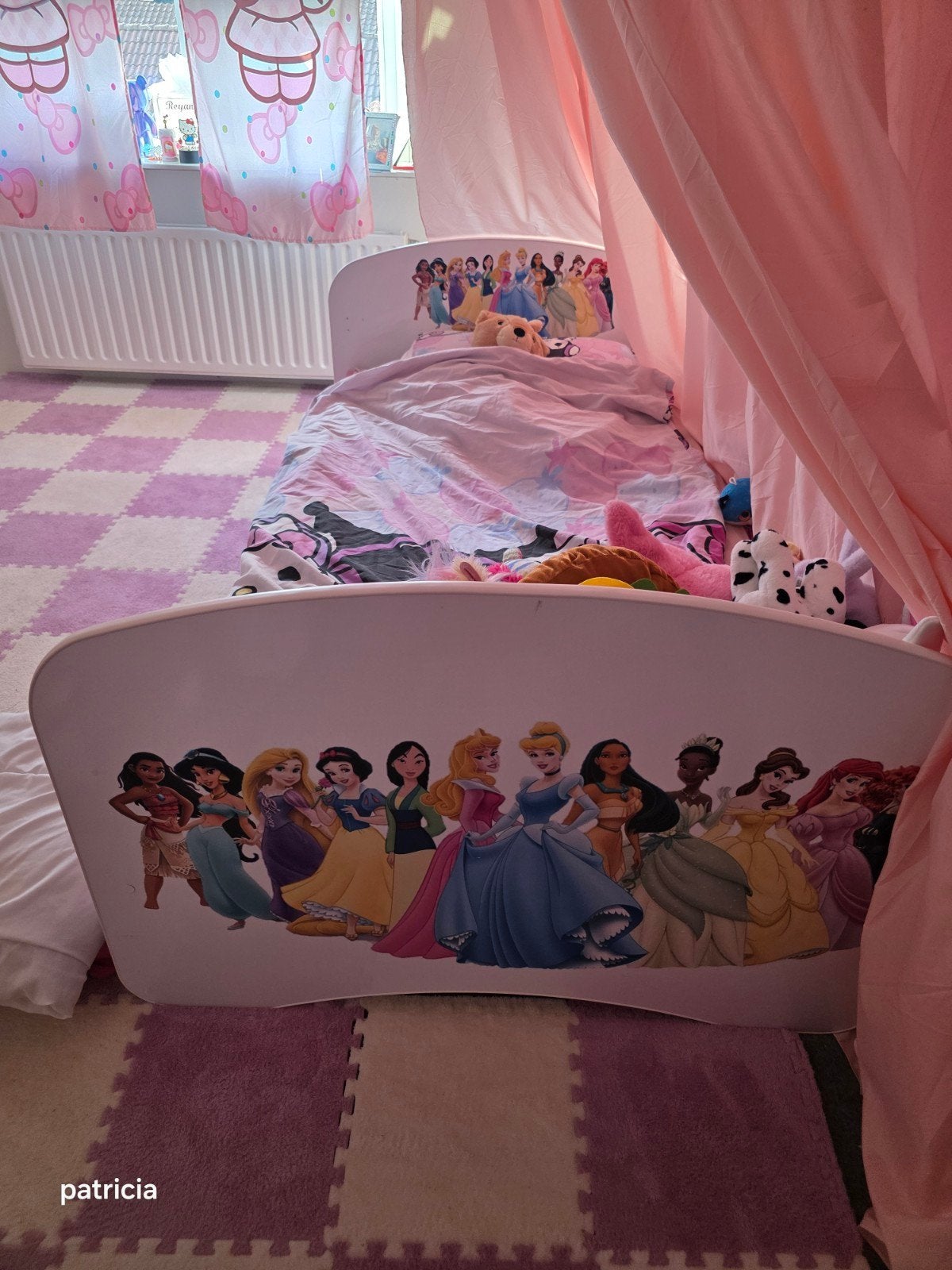 1 persoons prinsessen bed, Ophalen, Zo goed als nieuw, 180 cm of meer, 85 tot 100 cm