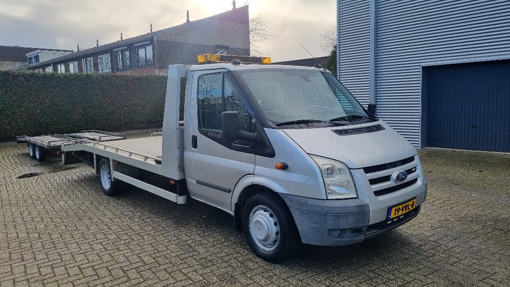 oprijwagen Ford Transit 350L CC 2008 140 pk (prijs is ex btw, Auto's, Stof, 2220 kg, Bedrijf, Grijs