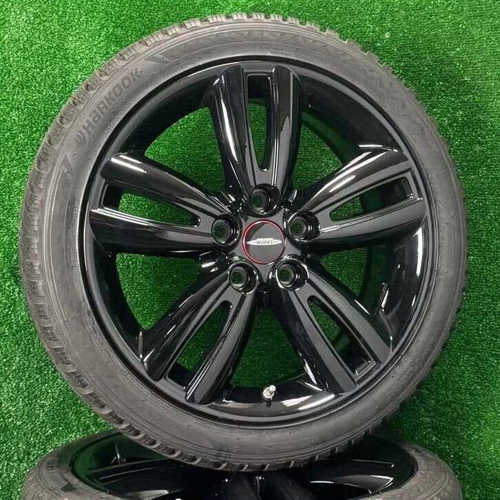 Originele 17 inch Mini velgen met winterbanden f55 f56 f57, Auto-onderdelen, Banden en Velgen, Info@mini.com, Gebruikt, Banden en Velgen