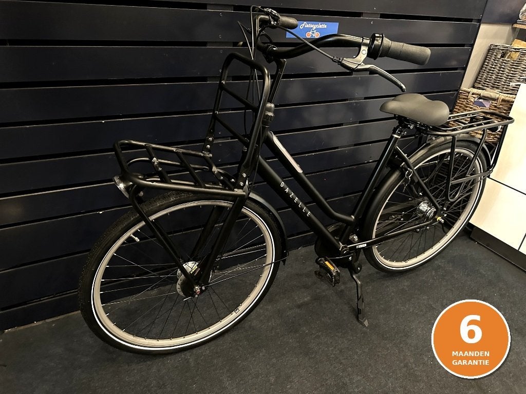 Showmodel Gazelle HeavyDutyNL N3 zwart 28 inch 54cm garantie, Fietsen en Brommers, Ophalen, 53 tot 56 cm, Versnellingen, Zo goed als nieuw