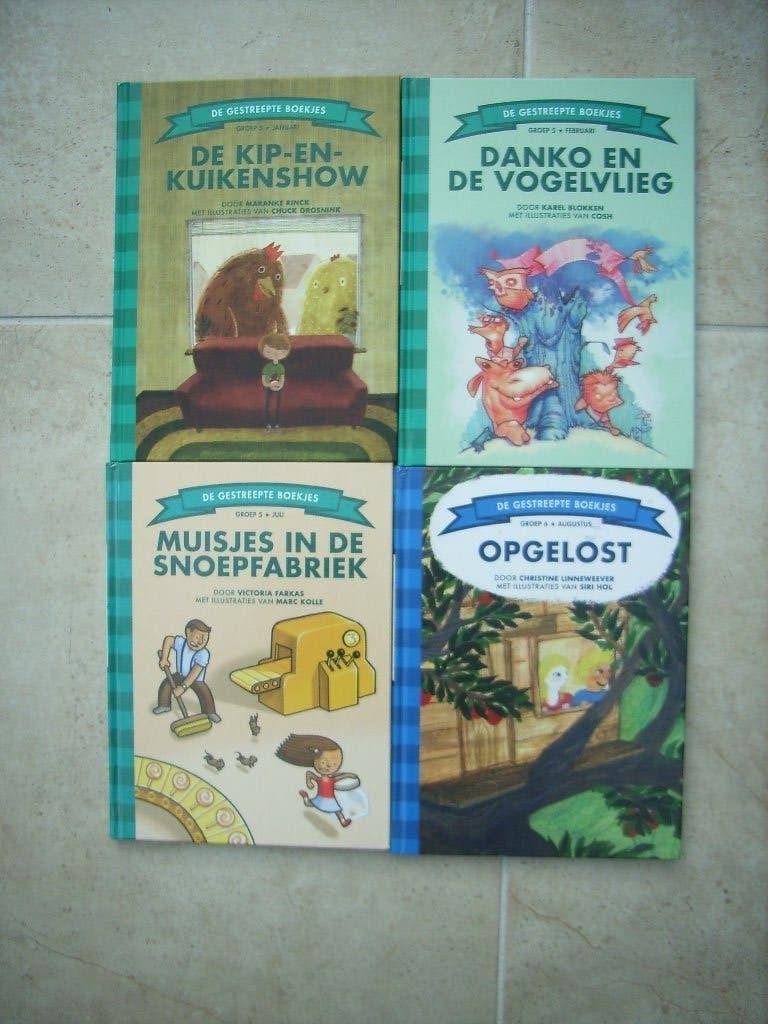 Nieuw: 4x de gestreepte boekjes Borre leesclub groep 5 + 6, Boeken, Kinderboeken | Jeugd | onder 10 jaar, Ophalen of Verzenden