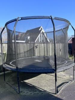 Salta trampoline 366 cm black edition, Ophalen, Gebruikt