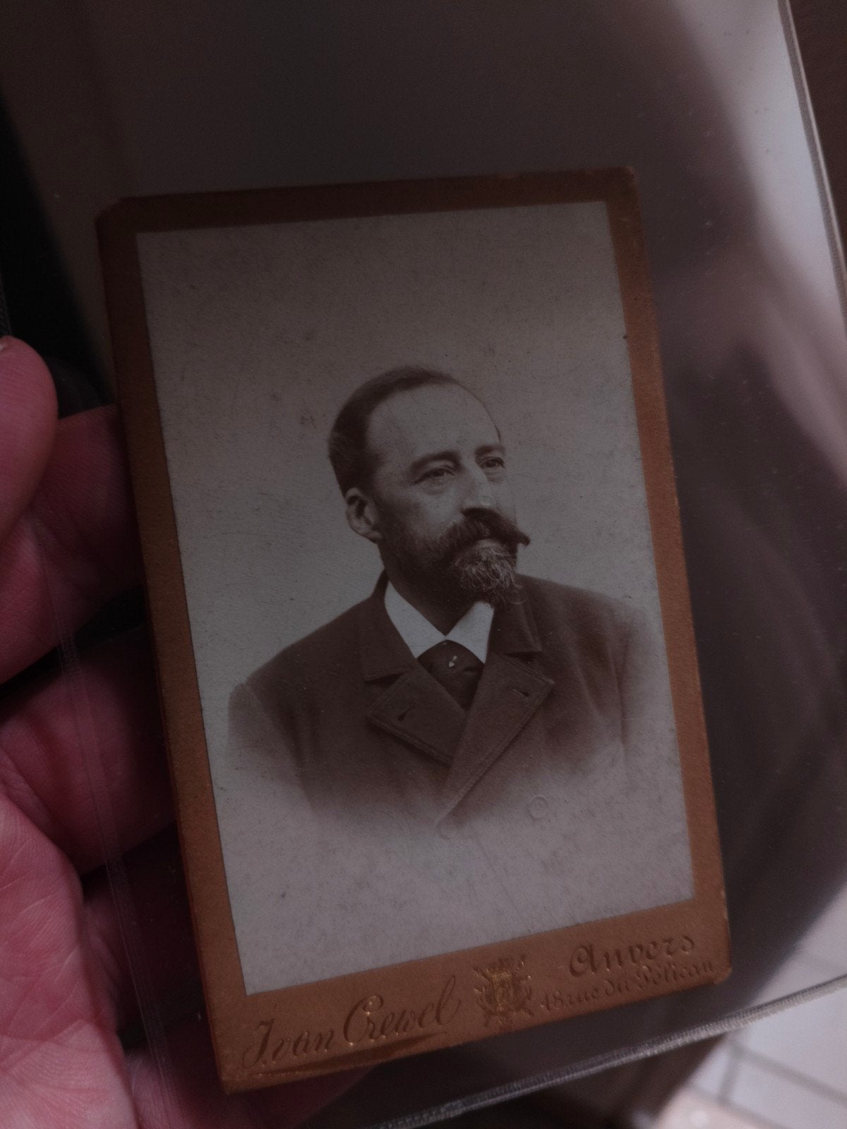 Originele CDV van Camille Saint Saens, Ophalen of Verzenden