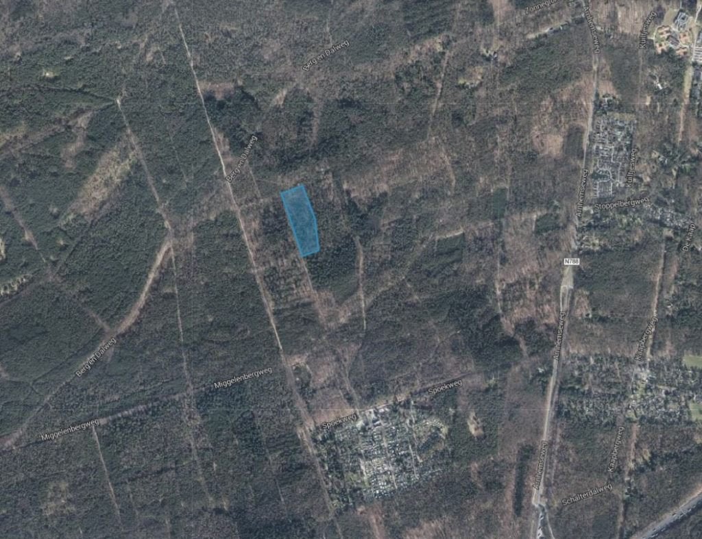 Bosperceel Beekbergen, Beekbergen, 1500 m² of meer
