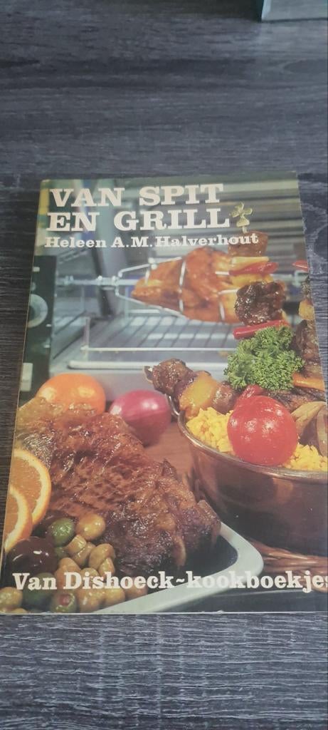 Van Spit en Grill - Heleen A.M. Halverhout kookboek, Gelezen, Heleen A.M. Halverhout, Ophalen of Verzenden, Hoofdgerechten