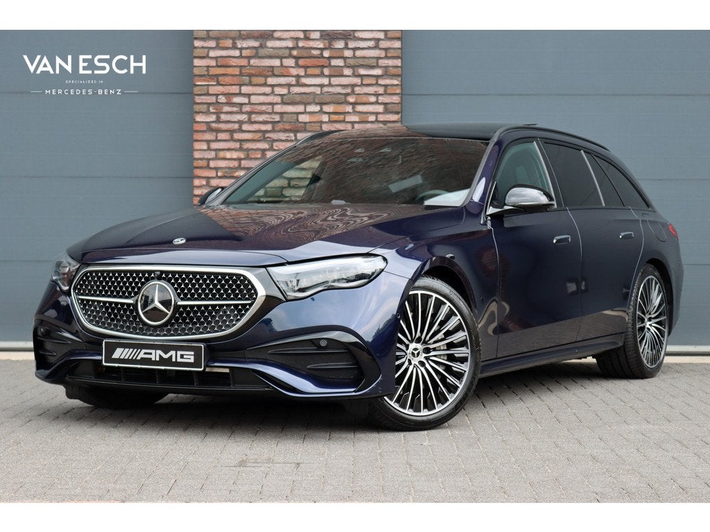 Mercedes-Benz E-Klasse Estate 300 e AMG Line Premium | Hyper, Achterwielaandrijving, Gebruikt, 4 cilinders, Blauw