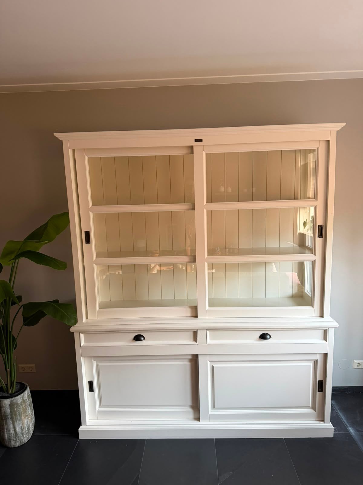 Richmond Interiors buffetkast, moet deze week weg!, Huis en Inrichting, Kasten | Buffetkasten, Ophalen, Gebruikt, 200 cm of meer