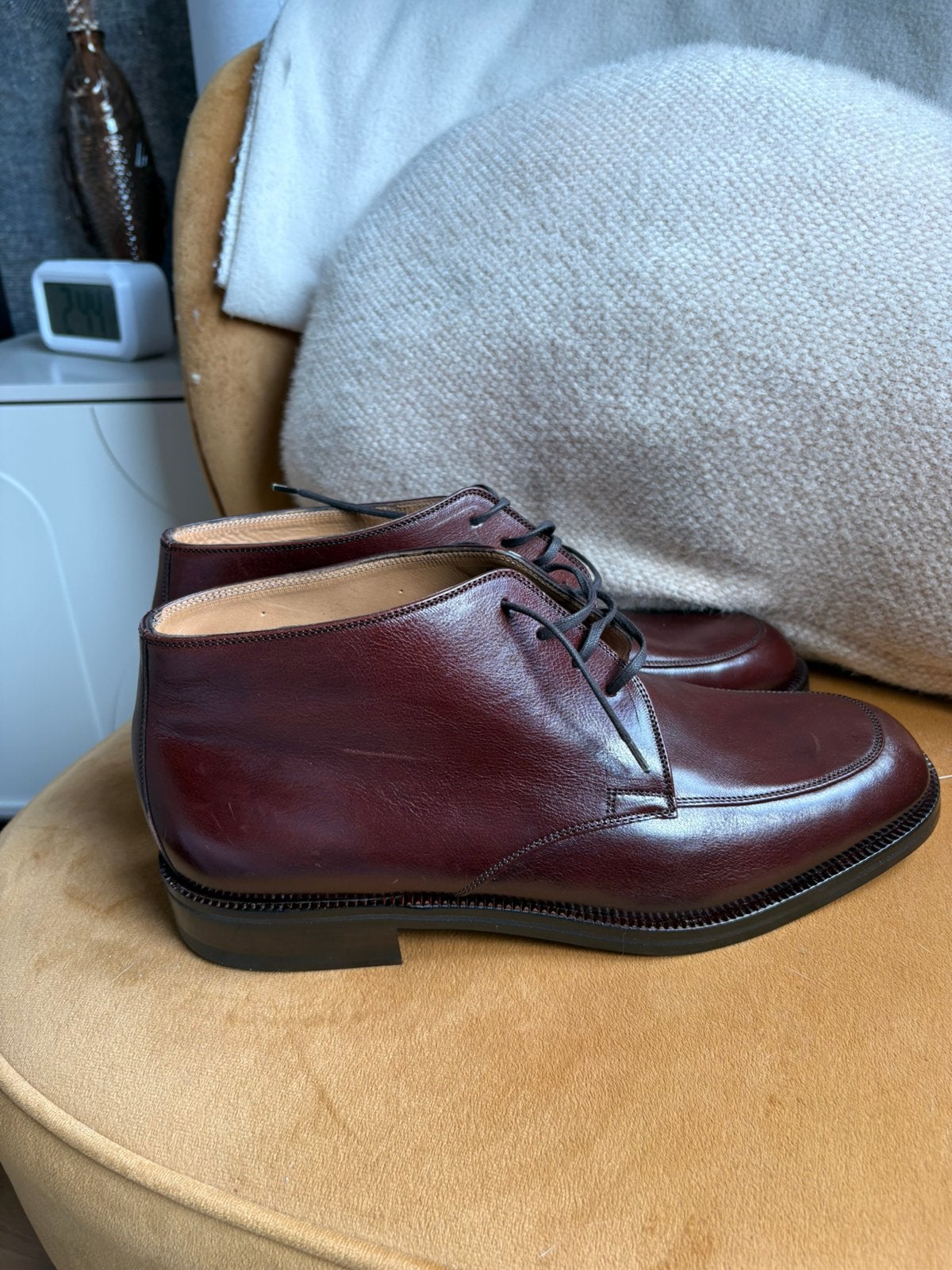 2 paar Avang kalfsleren heren schoenen mt G 7,5 NIEUW & ZGAN, Ophalen of Verzenden, Overige kleuren