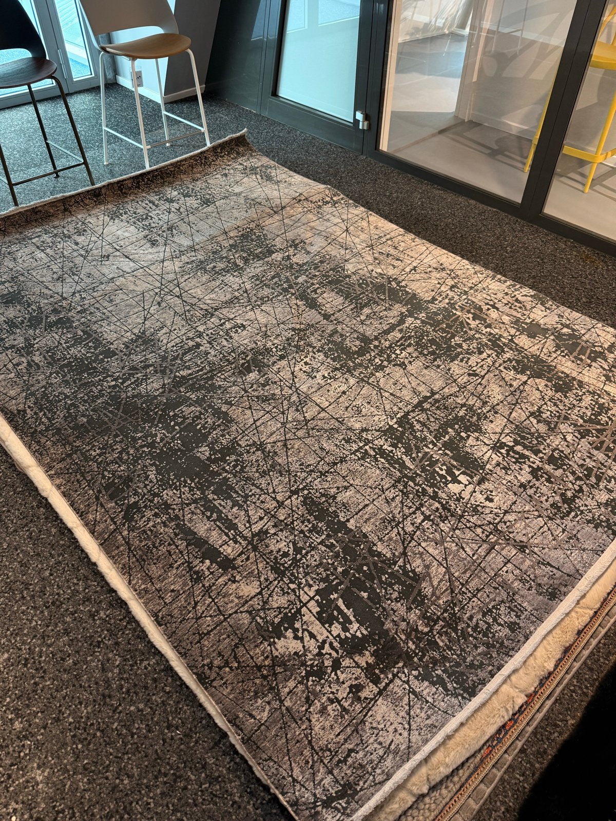 Pierre Cardin Concorde Vloerkleed  200x290, Ophalen, 150 tot 200 cm, Grijs, Rechthoekig