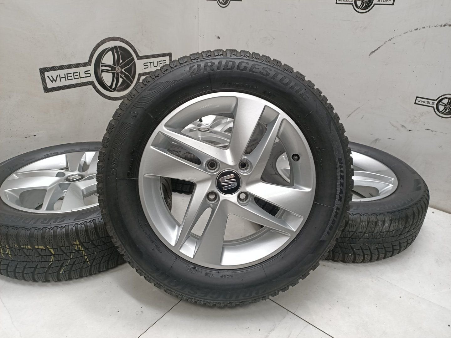 Seat Mi lichtmetaal velgen 14"inch 4X100, Auto-onderdelen, Banden en Velgen, Gebruikt, -, -, Banden en Velgen