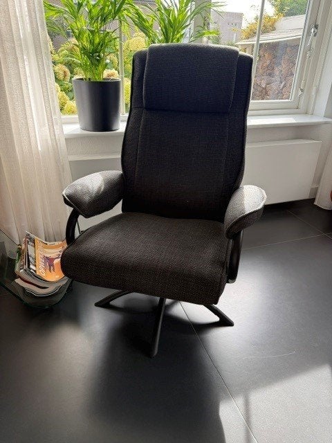 Relax fauteuil grijs, Huis en Inrichting, Ophalen, Nieuw, 75 tot 100 cm, 75 tot 100 cm
