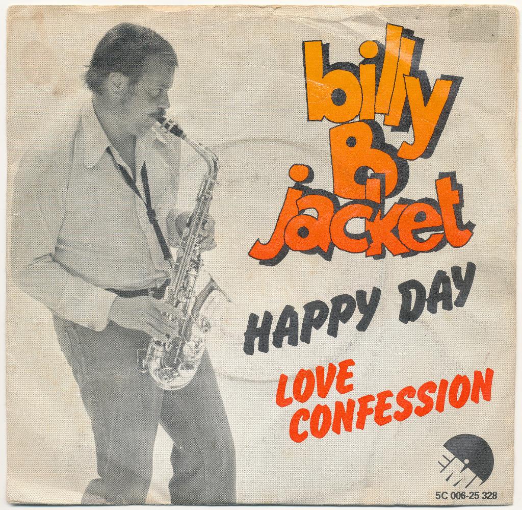Billy B. Jacket - Happy day / Love confession, Cd's en Dvd's, Vinyl Singles, Gebruikt, 7 inch, Single, Ophalen of Verzenden