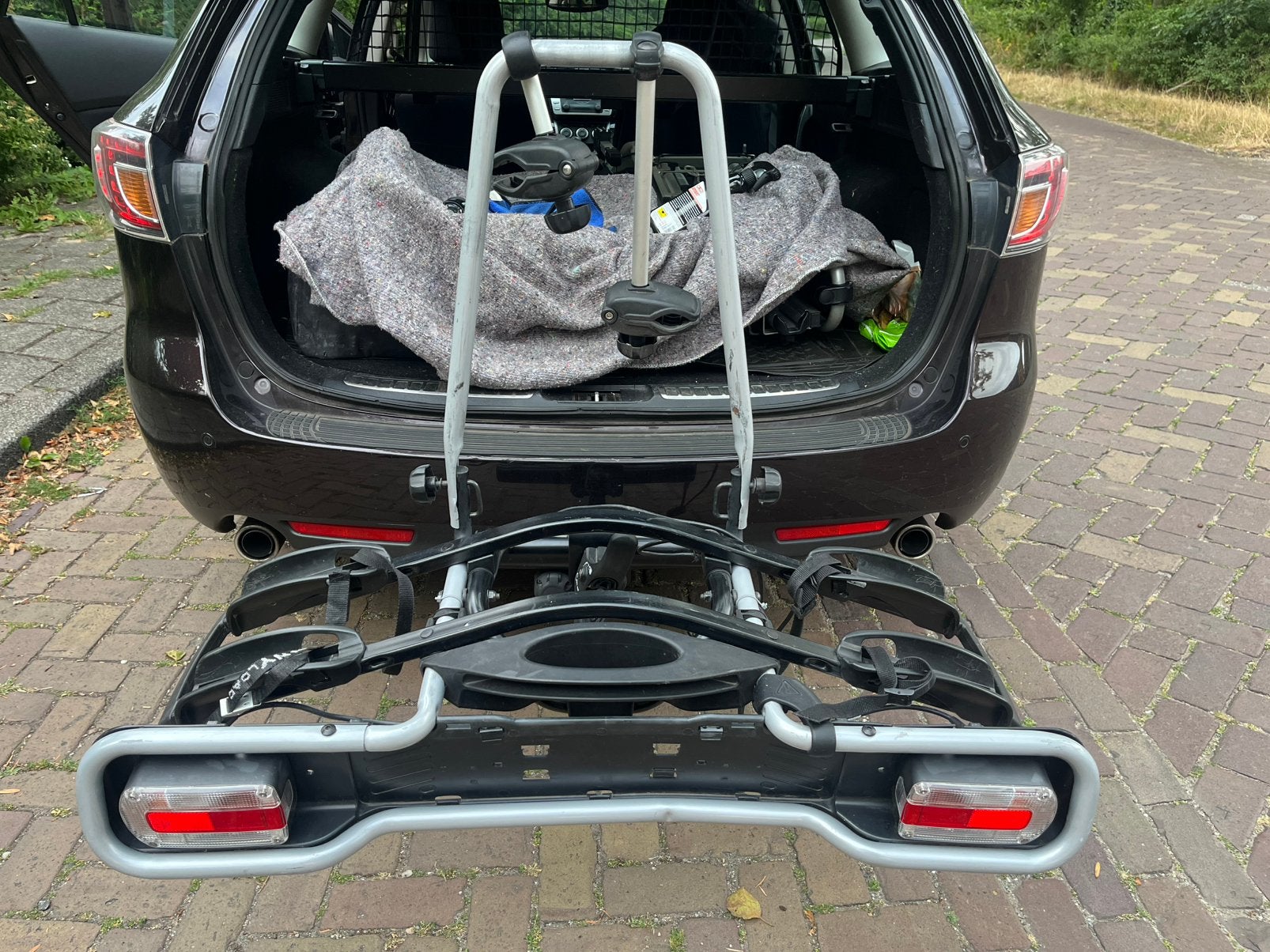 Thule 940, Ophalen, Gebruikt, Brede banden, 2 fietsen