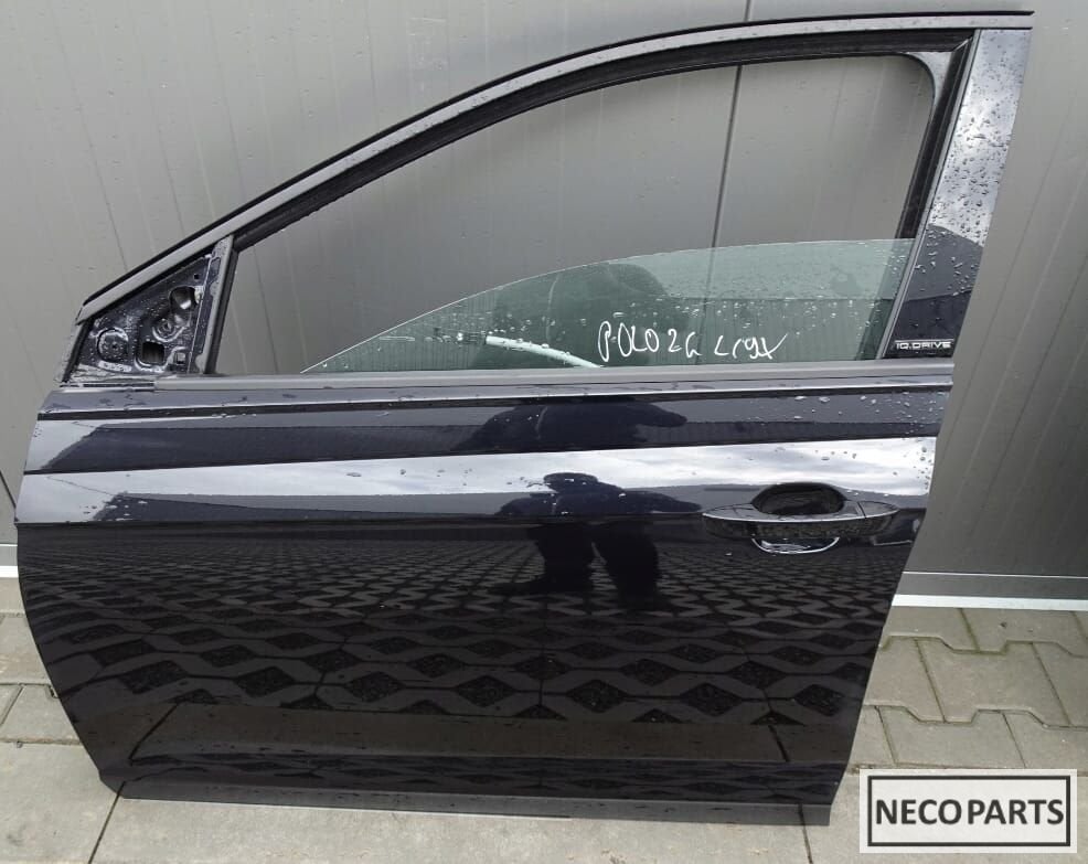 VW POLO 2G 2G1 PORTIER DEUR VOORPORTIER VOORDEUR LC9X, Gebruikt, -, Volkswagen, -
