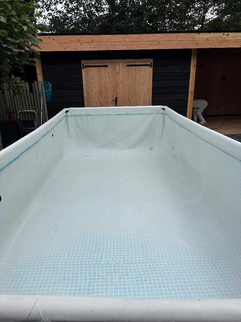 Zwembad intex 488 x 244 compleet, Ophalen, Gebruikt, 200 tot 300 cm, 80 tot 120 cm