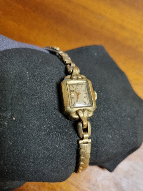 horloge dames jaren 50 eko 17 rubis e.b.swiss, Sieraden, Tassen en Uiterlijk, Overige Accessoires, Ophalen of Verzenden, 'T Olde Gre-j