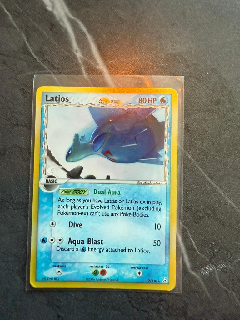 Latios Reverse Holo van Delta Species 12/110, Ophalen of Verzenden, Zo goed als nieuw