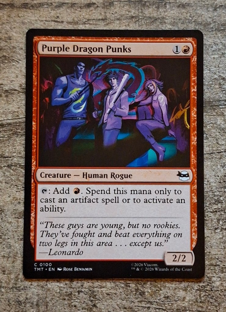 Purple Dragon Punks - Magic the Gathering, Verzenden, Zo goed als nieuw, Losse kaart