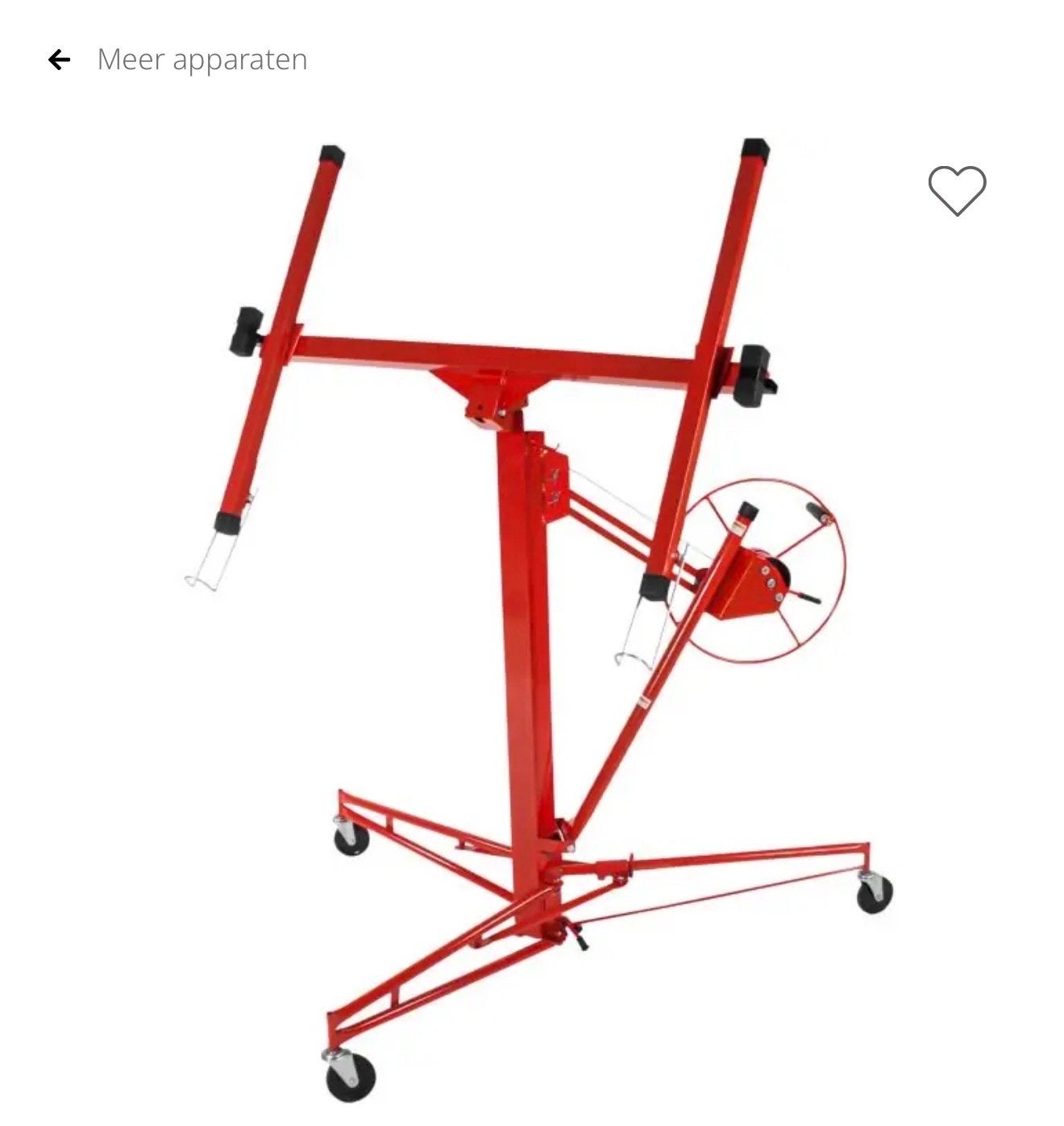 Gipsplatenlift / Platenlift / Plafondlift, Doe-het-zelf en Verbouw, Bouwliften, Ophalen, Gebruikt, Bouwlift