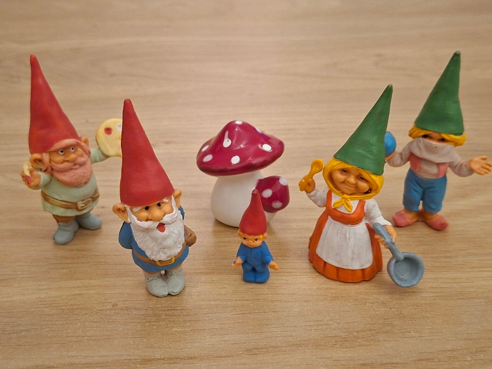 vintage David de Kabouter met Lisa en kind, Verzamelen, Ophalen of Verzenden
