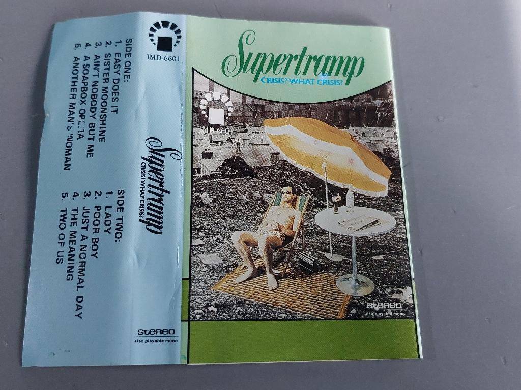 SUPERTRAMP - CRISIS? WHAT CRISIS? (MC), Gebruikt, 1 bandje, Ophalen of Verzenden, Origineel