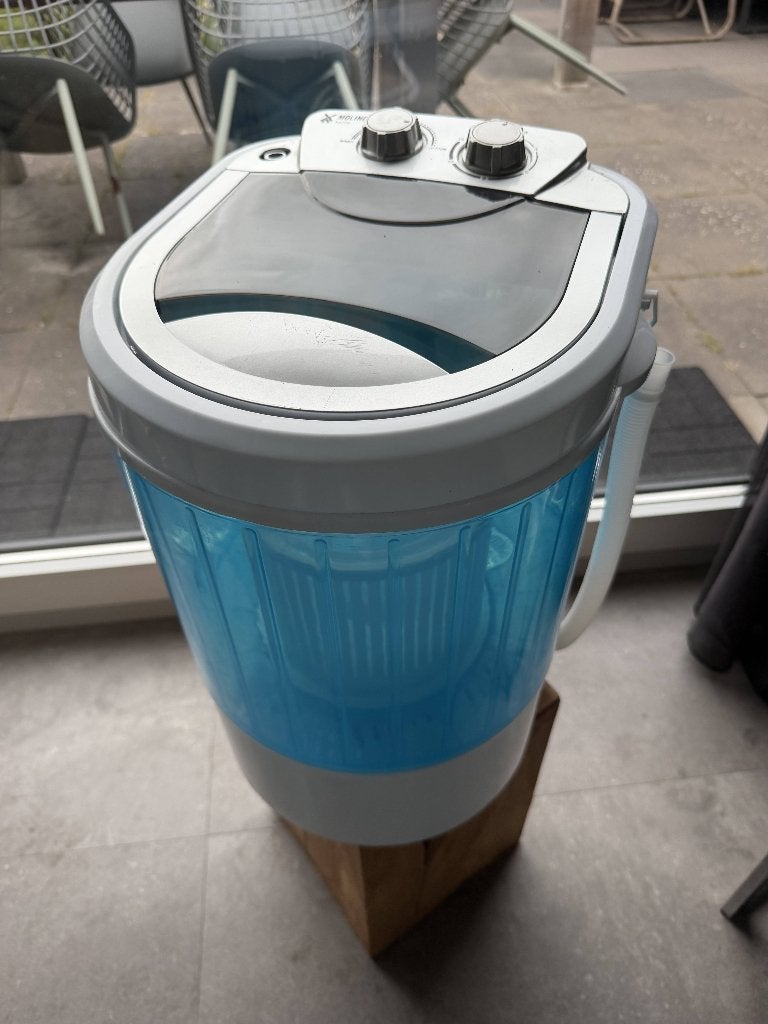 Compacte Mini wasmachine (Molino), Ophalen, Minder dan 1200 toeren, Minder dan 4 kg, Bovenlader