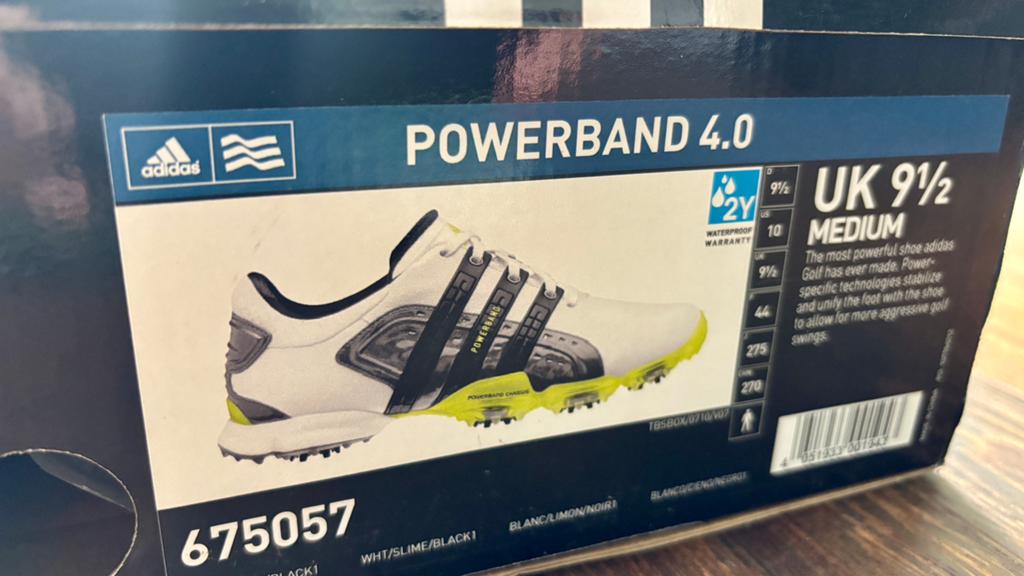 Nieuw in doos! Adidas Golfschoenen Maat 44 (UK 9.5), Sport en Fitness, Golf, Ophalen of Verzenden, Nieuw, Schoenen