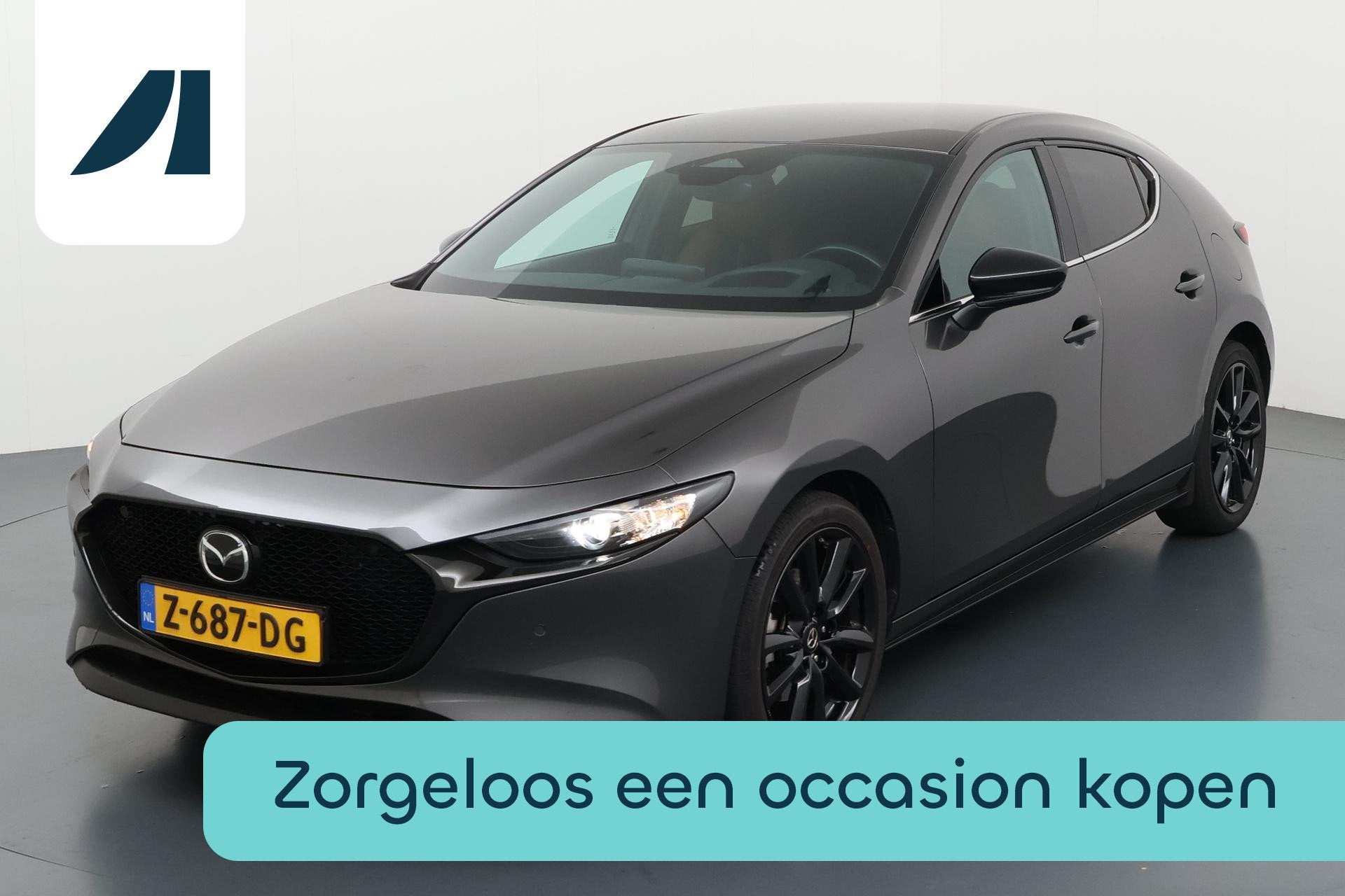 Mazda 3 2.0 e-SkyActiv-G M Hybrid 150 Nagisa Verfijnd rijple, Auto's, Voorwielaandrijving, 1998 cc, Gebruikt, Euro 6