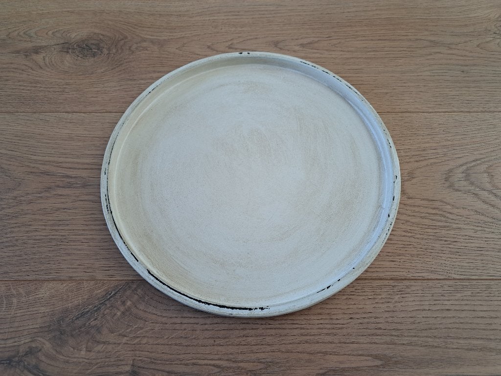 Houten decoratie kaarsenplateau dienblad rond NIEUW, Huis en Inrichting, Woonaccessoires | Dienbladen, Met opstaande rand, Rond
