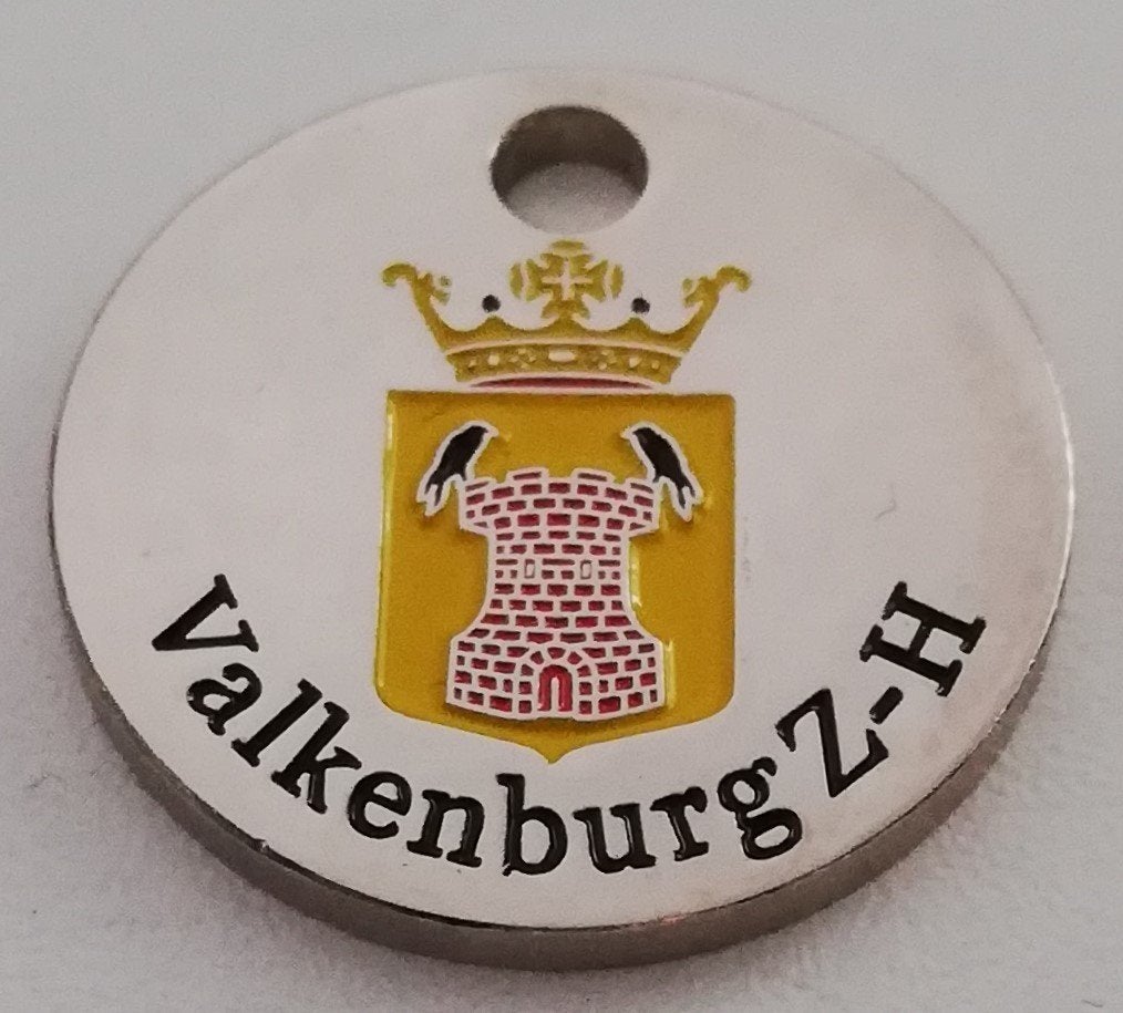 Winkelwagenmuntje Gemeente Valkenburg Z-H, Ophalen of Verzenden