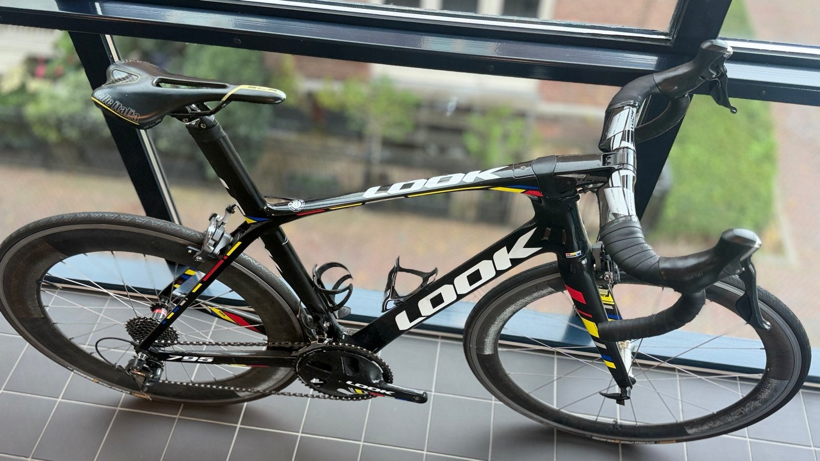 Look 795 Ultegra Carbon Racefiets - Zipp 303/505 - 2017, Overige merken, Gebruikt, Carbon, Velgrem