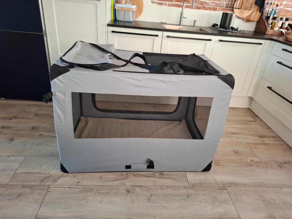 Reisbench opvouwbaar Groot, Dieren en Toebehoren, Hondenhokken, Ophalen, Zo goed als nieuw, 110 cm of meer, 65 tot 100 cm