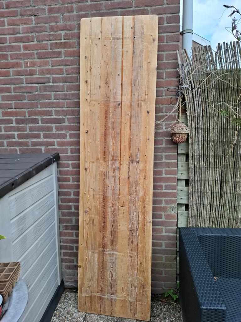 Grenen tafelblad 225cm x 58cm, Ophalen, Gebruikt, Grenen, Overige typen