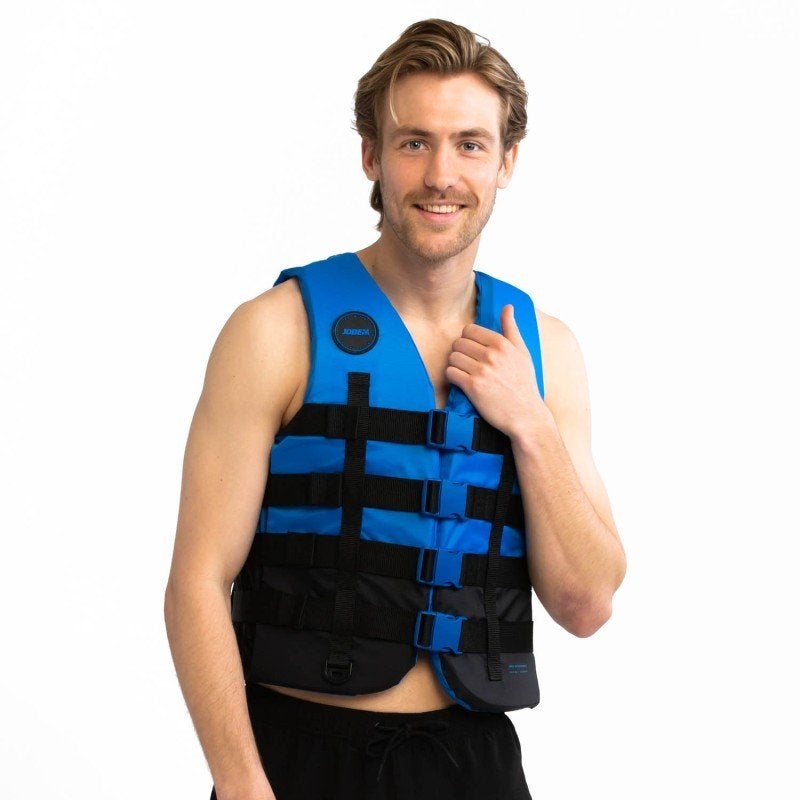 Jobe 4 buckle vest blue in maat S T/M XL CE GEKEURD BLAUW, Nieuw, Ophalen of Verzenden, Jobe Sport, Dame of Heer