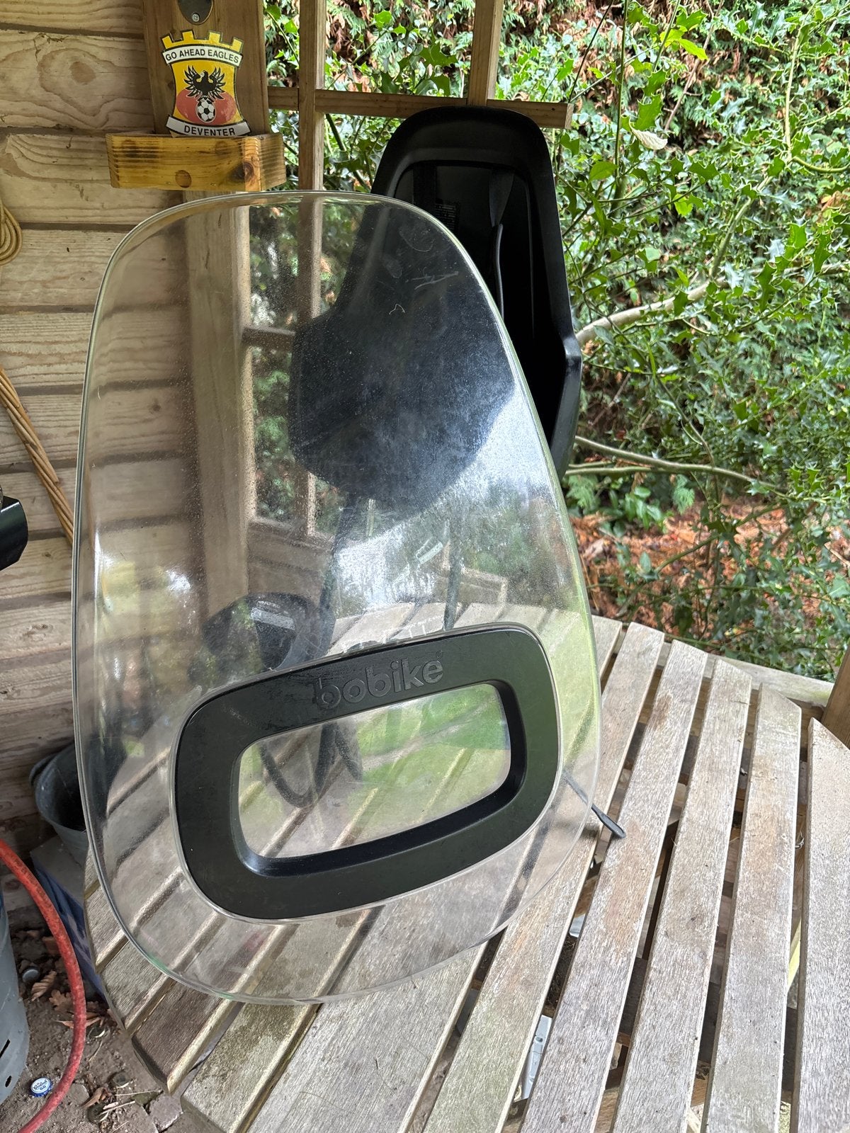 Bobike ONE Mini fietsstoeltje met windscherm, Fietsen en Brommers, 0 t/m 18 kg, Voorzitje, Ophalen of Verzenden, Gebruikt