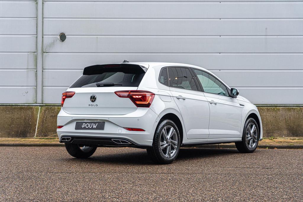 Volkswagen Polo 1.0 TSI 95pk DSG R-Line Edition | Navigatie, 12 maanden, Stof, 95 pk, Wit