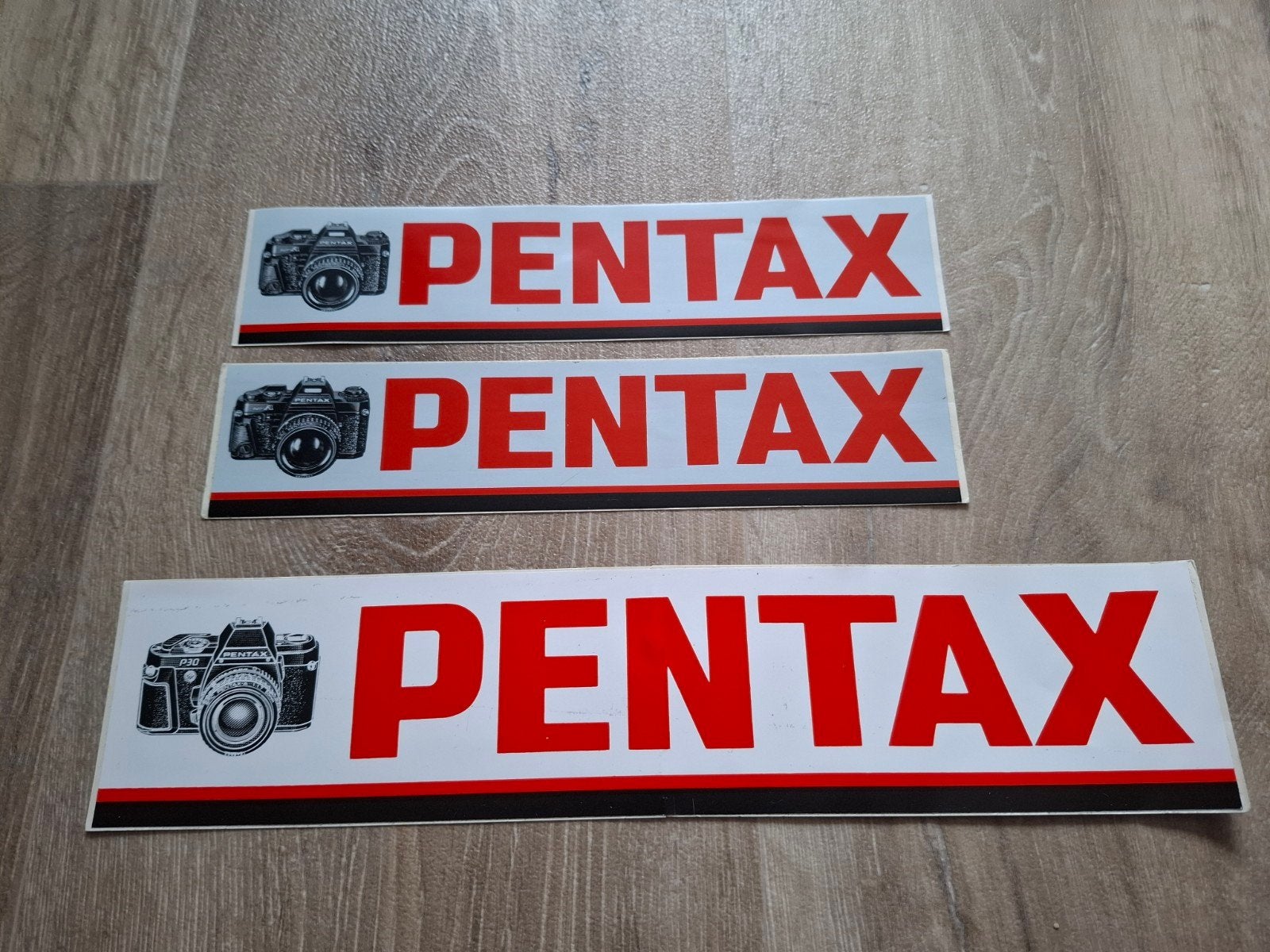 stickers Pentax camera's, Ophalen of Verzenden, Zo goed als nieuw, Merk