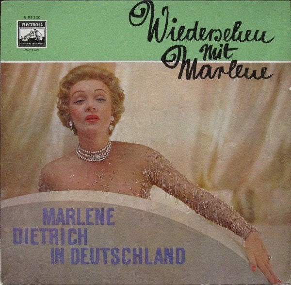 Marlene Dietrich In Deutschland Wiedersehen Mit Marlene (LP), LP, Gebruikt, Pop, Ophalen of Verzenden