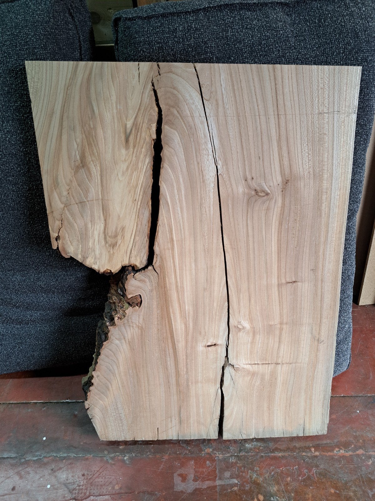 Stuk eiken hout, Doe-het-zelf en Verbouw, Hout en Planken, Ophalen, 25 tot 50 mm, Eiken, Plank