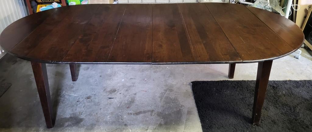 Kersenhouten  tafel, Huis en Inrichting, Tafels | Eettafels, Ophalen, Gebruikt, Rechthoekig, 200 cm of meer