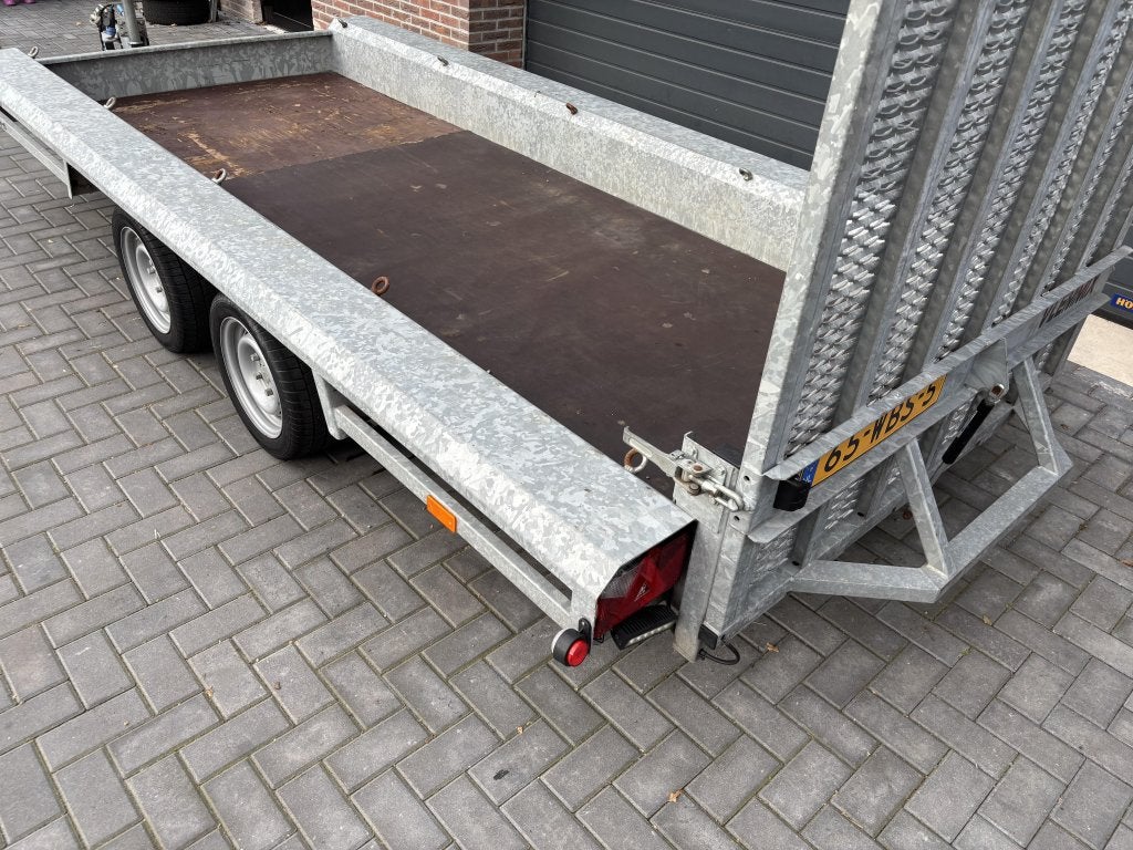 Machinetransporter oprijwagen aanhanger aanhangwagen 2021, Gebruikt